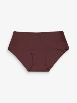 Onderbroeken*Next - Geen zichtbare onderbroeklijn comfortabele slips verpakking van 3 Zwart/Praline Huidskleur/Chocolade Huidskleur