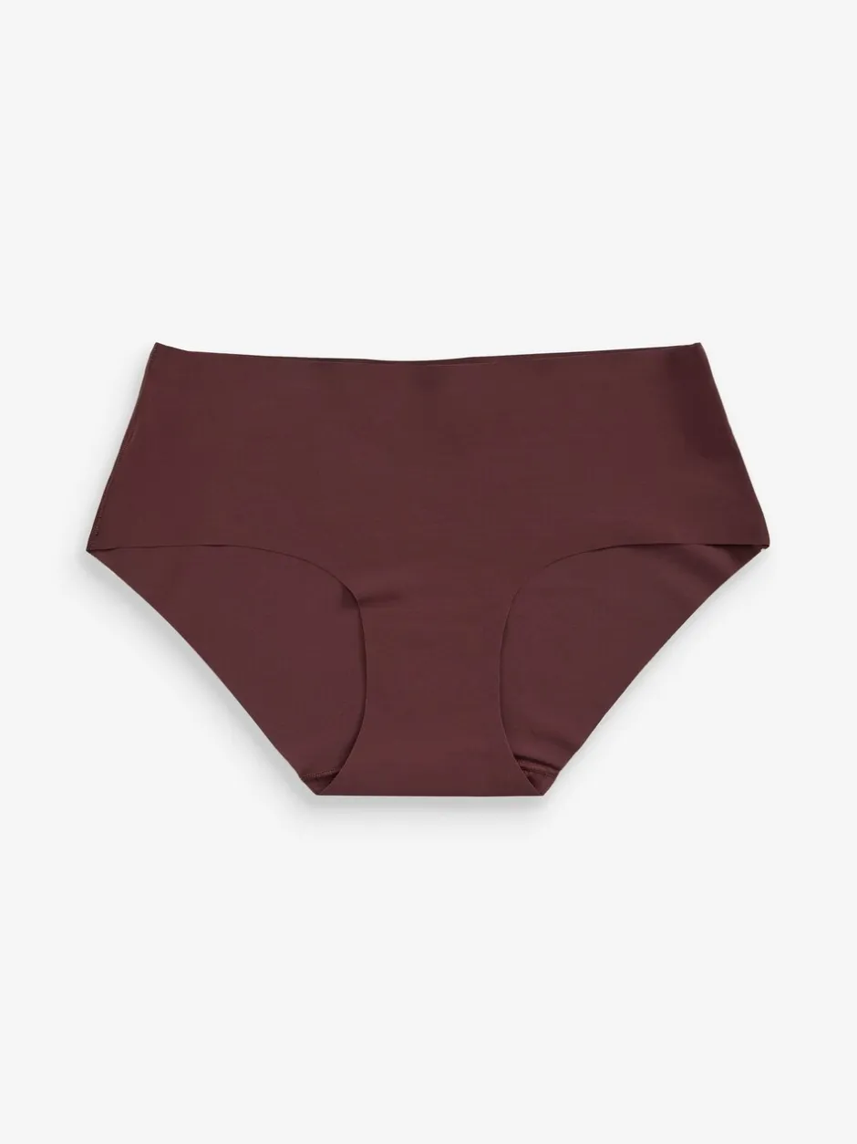 Onderbroeken*Next - Geen zichtbare onderbroeklijn comfortabele slips verpakking van 3 Zwart/Praline Huidskleur/Chocolade Huidskleur