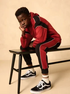 Joggingbroeken|Sweaters En Hoody´S|Next Zwart/rood - Colourblock Hoodie Set