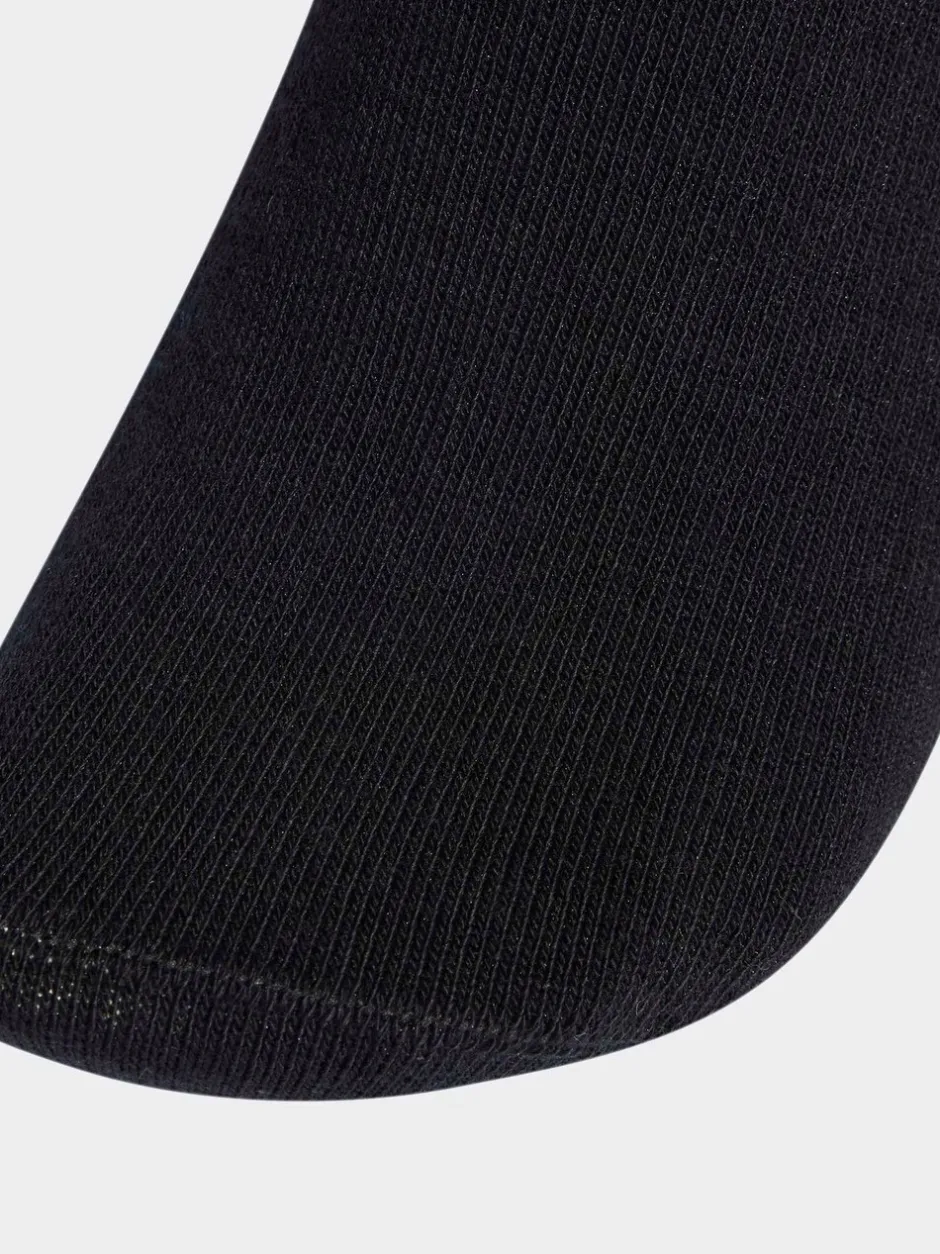 Sokken|Sokken*adidas originals Zwart/rood - Ronde hals - 3-Strepen Crew Sokken 3 paar