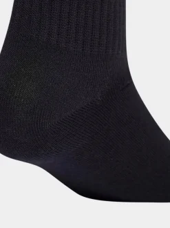 Sokken|Sokken*adidas originals Zwart/rood - Ronde hals - 3-Strepen Crew Sokken 3 paar
