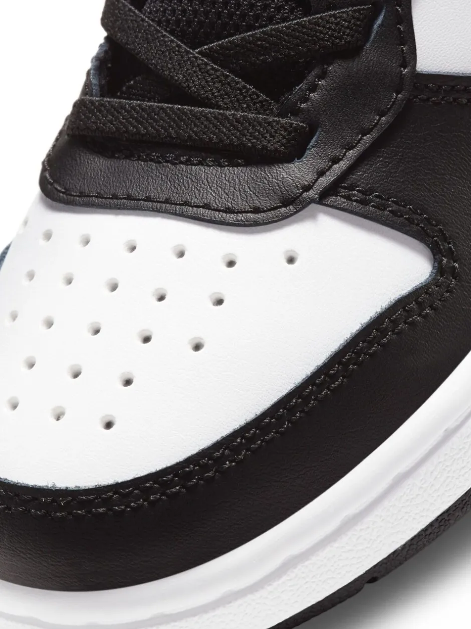 Sneakers|Sneakers*Nike Zwart/roze - - Junior Court Borough halfhoge sneakers