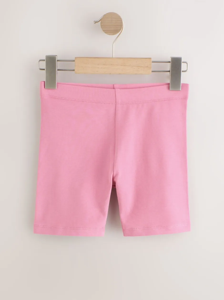 Shorts En Rokken|Next - Set van 5 fietsshorts (3 - 16 jr) Zwart/roze/blauw/wit/grijs