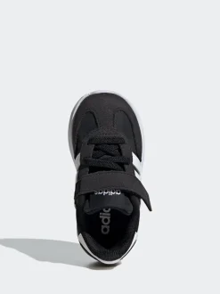 Sneakers|Sneakers*adidas - Run 70s 2.0 sneakers Klittenbandsneakers voor zuigelingen Zwart/wit