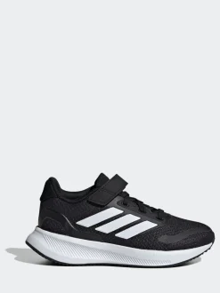 Sneakers|Sneakers|adidas Zwart/wit - Runfalcon 5 kindersneakers met elastische veters