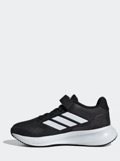 Sneakers|Sneakers|adidas Zwart/wit - Runfalcon 5 kindersneakers met elastische veters