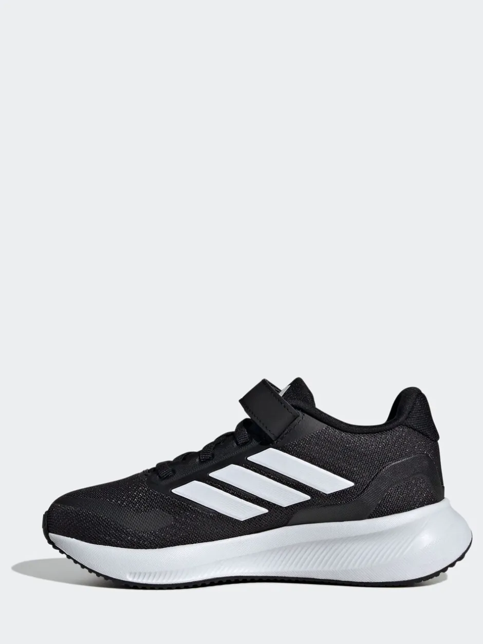 Sneakers|Sneakers|adidas Zwart/wit - Runfalcon 5 kindersneakers met elastische veters