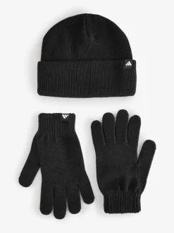 Mutsen, Sjaals En Handschoenen*adidas - set met handschoenen en beanie Zwart/wit