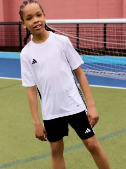 Schoolkleding|Shorts*adidas Zwart/wit - Tiro 24 shorts voor kinderen
