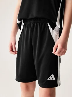 Schoolkleding|Shorts*adidas Zwart/wit - Tiro 24 shorts voor kinderen