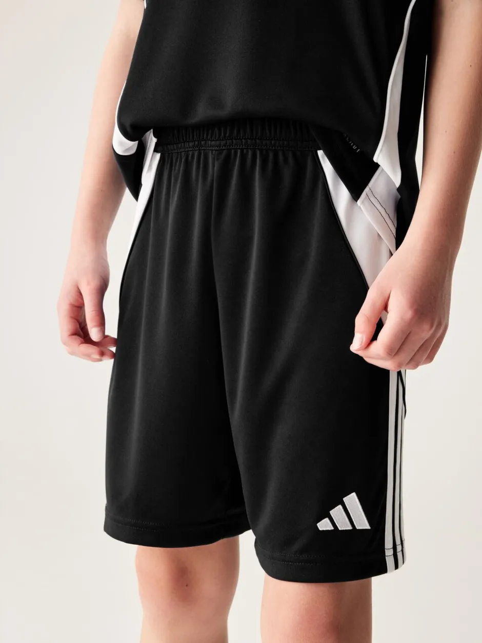 Schoolkleding|Shorts*adidas Zwart/wit - Tiro 24 shorts voor kinderen