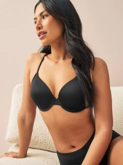 Beha's|Next Zwart/wit - A-E Afvlakkende Ultimate Comfort Beha's 2 Verpakking