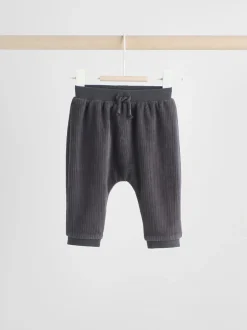 Joggingbroeken*Next Zwart/wit - Baby Velour Jacket, Top and Joggers Set (0mths-2yrs)