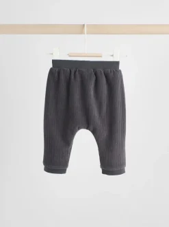 Joggingbroeken*Next Zwart/wit - Baby Velour Jacket, Top and Joggers Set (0mths-2yrs)