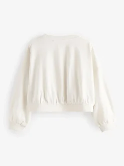Sweaters En Hoody´S|Next Zwart/wit - Boxy 100% katoenen Sweaters met Lange mouwen 3 pack (3-16jr)