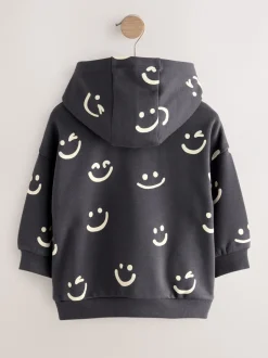 Sweaters En Hoody´S*Next Zwart/wit - Hoodie met lange mouwen en print (3mnd-7jr)