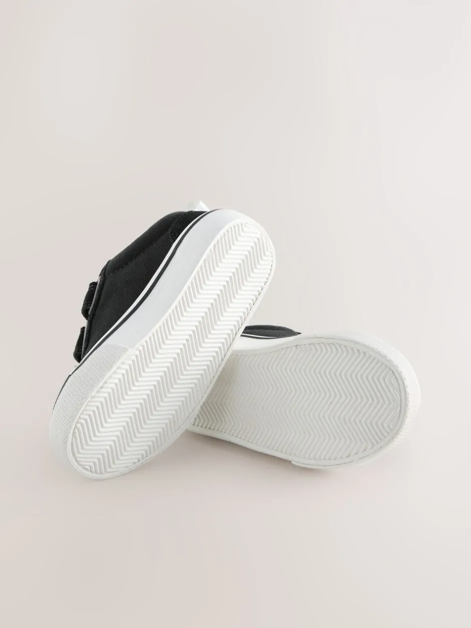 Sneakers|Next - Klittenbandsluiting Skate Trainers Zwart/wit