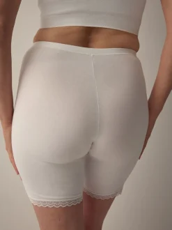 Shapewear|Next Zwart/wit - Menopause Friendly Cooling Thigh Smoothing Shorts 2 Pack