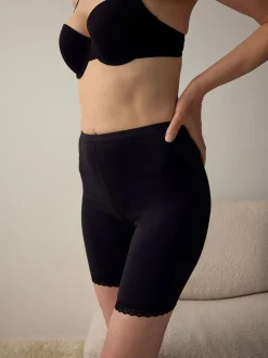 Shapewear|Next Zwart/wit - Menopause Friendly Cooling Thigh Smoothing Shorts 2 Pack