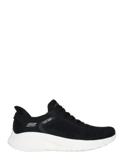 Sneakers*Skechers Zwart/wit - BOBS Sport Squad Chaos Slip In instapsneakers