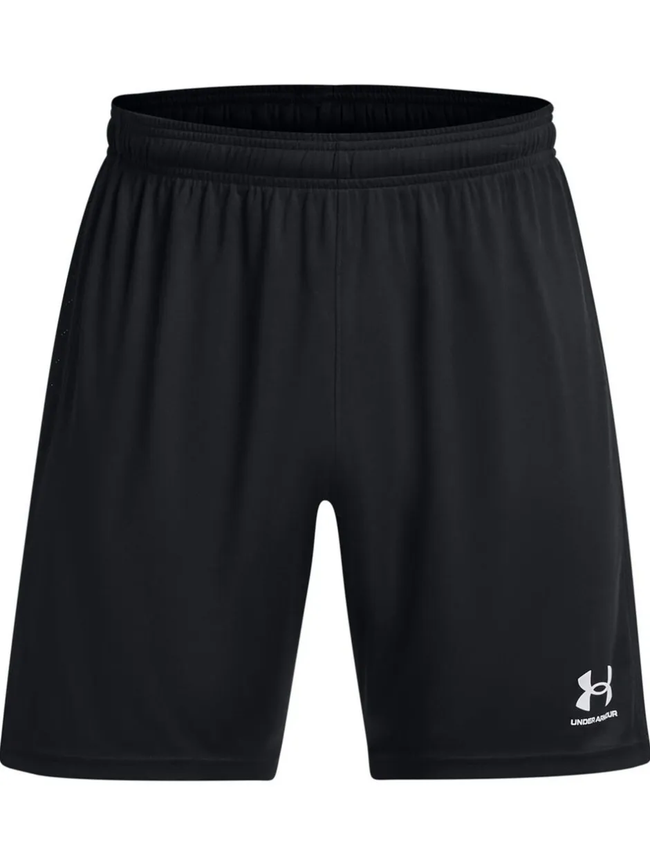Shorts|Under Armour - Challenger gebreide short Zwart/wit