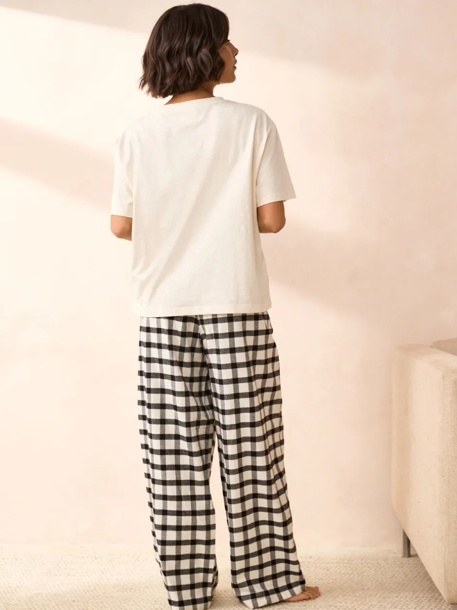 Pyjama's|Alle Nacht- En Loungekleding|Next Zwart/wit - Verpakking van 2 pyjama's met korte mouwen van 100% katoen