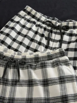 Pyjama's|Alle Nacht- En Loungekleding|Next Zwart/wit - Verpakking van 2 pyjama's met korte mouwen van 100% katoen
