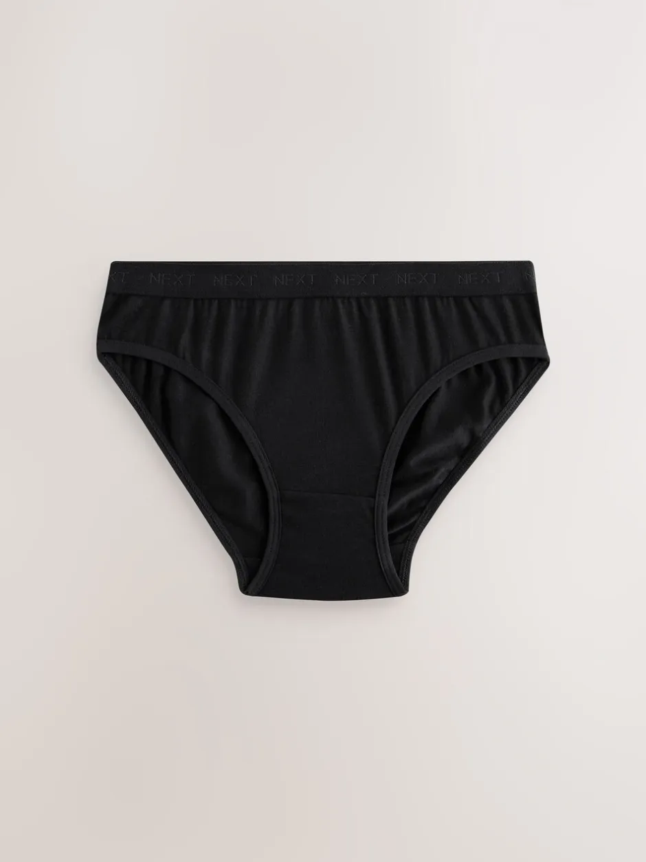 Alle Ondergoed|Next - Verpakking van 10 bikinibroekjes (5-16 jr) Zwart/wit
