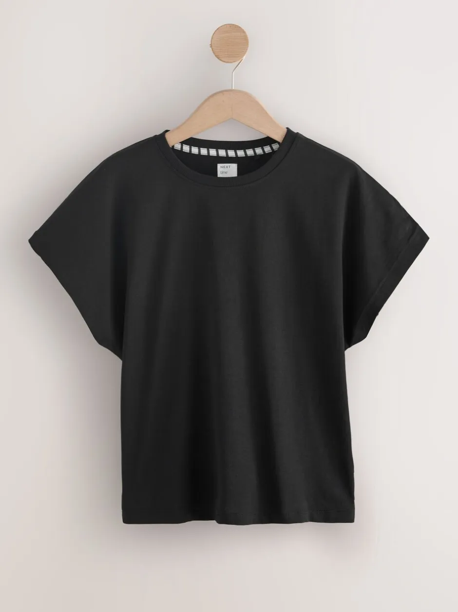 Pyjama's|Loungewear*Next - Short Sleeve Pyjamas 2 Pack Zwart/wit gestreept