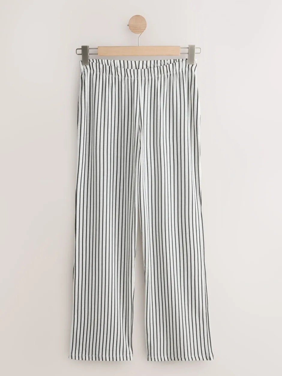 Pyjama's|Loungewear*Next - Short Sleeve Pyjamas 2 Pack Zwart/wit gestreept