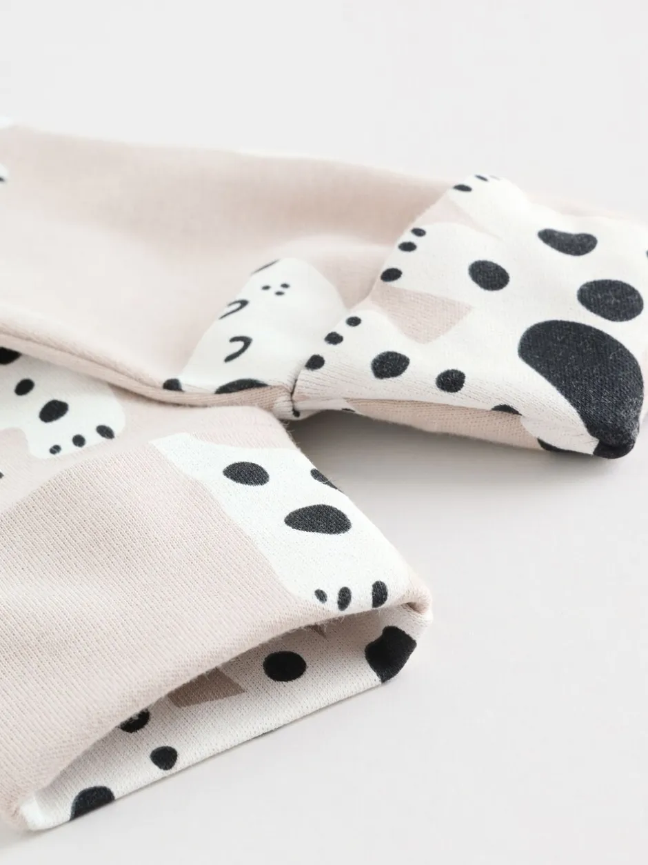 Multipacks|Babypakjes En Babypyjama's*Next Zwart-wit met hond - Verpakking van 3 babypyjama's met tweewegrits (0-2jr)