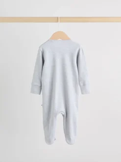 Multipacks|Babypakjes En Babypyjama's*Next Zwart-wit met hond - Verpakking van 3 babypyjama's met tweewegrits (0-2jr)