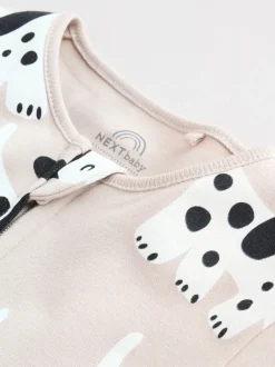 Multipacks|Babypakjes En Babypyjama's*Next Zwart-wit met hond - Verpakking van 3 babypyjama's met tweewegrits (0-2jr)