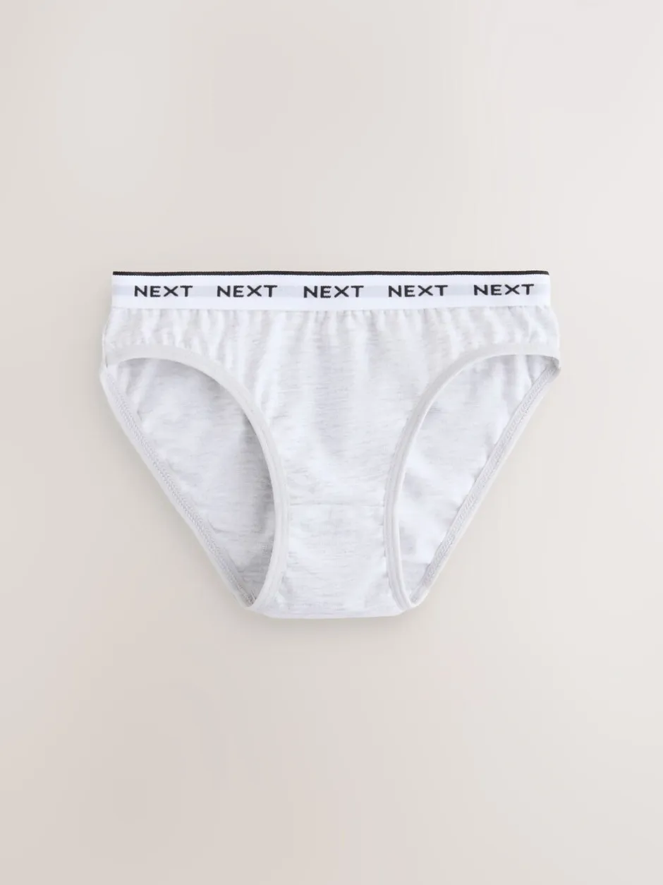 Alle Ondergoed*Next - Verpakking van 10 bikinibroekjes (5-16 jr) Zwart/wit met print