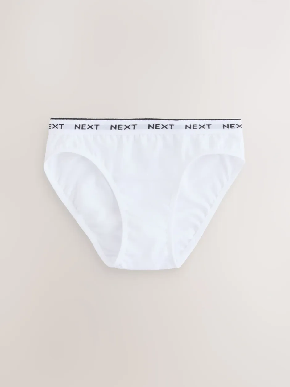 Alle Ondergoed*Next - Verpakking van 10 bikinibroekjes (5-16 jr) Zwart/wit met print