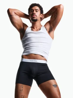 Ondergoed|Ondergoed|Calvin Klein - Icon Cotton Stretch Boxer Briefs 3 Pack Zwart/wit/grijs