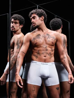 Ondergoed|Ondergoed|Calvin Klein - Icon Cotton Stretch Boxer Briefs 3 Pack Zwart/wit/grijs
