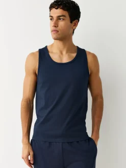 Ondergoed|Ondergoed|Next - Set van 5 100% katoenen hemden met laagjes Zwart/wit/grijs gemêleerd/marineblauw