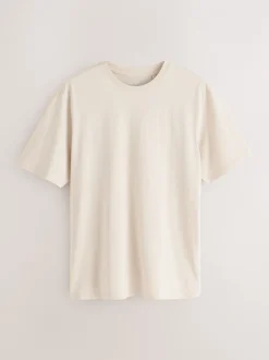 T-Shirts En Hemden*Next Zwart/Wit/grijs/leigrijs/kiezelkleurig/Bruin - Normale Pasvorm - Essential katoenen T-shirts verpakking van 6