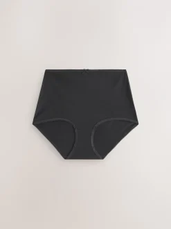 Onderbroeken*Next - Full Briefs Cotton Knickers 10 Pack Zwart/wit/pastelroze huidskleur