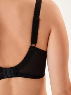 Beha's|Next Zwart/wit/pastelroze huidskleur - DD+ ultiem comfort beha's van katoenmix verpakking van 3