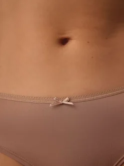 Onderbroeken*Next - Set van 5 slipjes van microvezels Zwart/wit/praline huidskleur