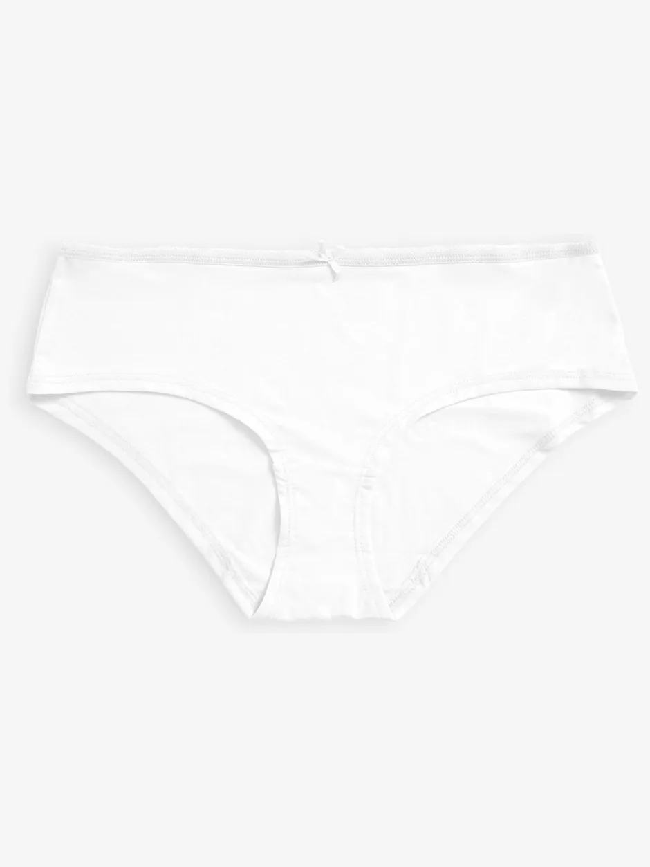 Onderbroeken*Next - Set van 5 slipjes van microvezels Zwart/wit/praline huidskleur