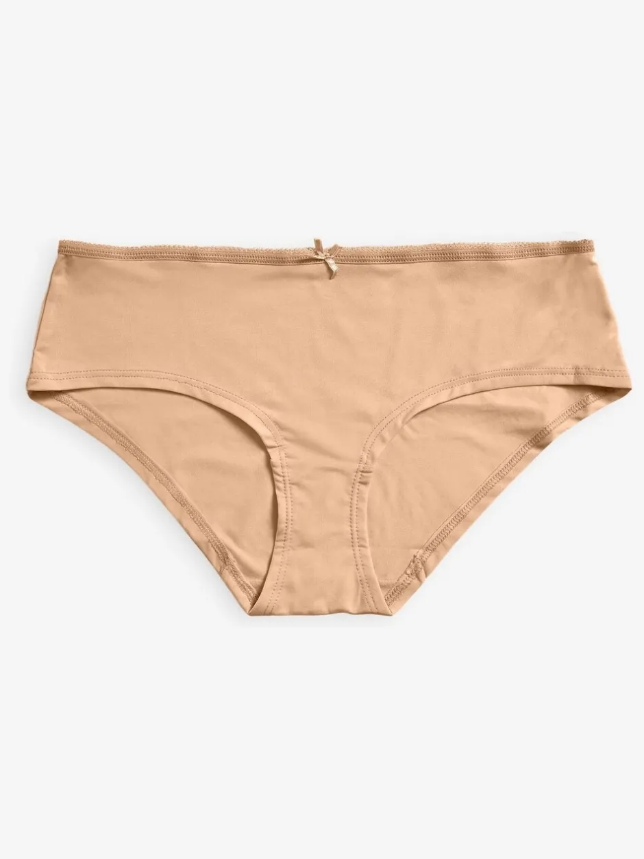 Onderbroeken*Next - Set van 5 slipjes van microvezels Zwart/wit/praline huidskleur