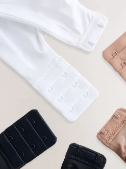 Beha's|Next Zwart/wit/praline huidskleur - A-E Ultimate Comfort Smoothing T-Shirt Beha's 3 Pak